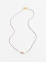 Soft Lilac and Pearl Necklace by Blythe Bruckner at Couverture and The Garbstore