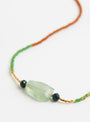 Big Chrysoprase Stone Necklace Multi by Blythe Bruckner at Couverture and The Garbstore Stone Close Up