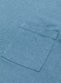 Gauze Jersey Pocket Tee Light Blue by Kapital at Couverture & The Garbstore
Close-up2