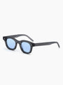 Apollo Sunglasses in Onyx and Sky Blue by Akila at Couverture & The Garbstore
Side View