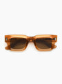 Ares Sunglasses in Brown by Akila at Couverture & The Garbstore
Front View