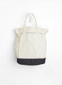 Plate Canvas Bag Blue by Found Pocket at Couverture & The Garbstore
Back