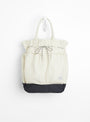 Plate Canvas Bag Blue by Found Pocket at Couverture & The Garbstore
Front