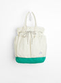 Plate Canvas Bag Green by Found Pocket at Couverture & The Garbstore
Front