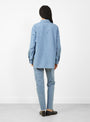 Work Shirt Chambray by Chimala at Couverture & The Garbstore 
Model Back View
