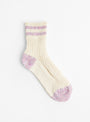 Bunt Crew Socks in Natural by Bellrose at Couverture & The Garbstore
