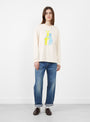 Calin Long Sleeve T-Shirt Light Beige by Mina Perhonen at Couverture & Garbstore
Front