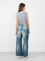 Always Trousers Blue by Mina Perhonen at Couverture & Garbstore
Back