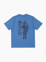 Well Suited Tee Blue by Stussy at Couverture & The Garbstore
Back