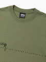 Smooth 80 Tee Olive by Stussy at Couverture & The Garbstore
Close up 