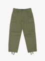 Military Cargo Pant Ripstop Olive Green by Stüssy at Couverture & The Garbstore Front View