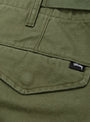 Military Cargo Pant Ripstop Olive Green by Stüssy at Couverture & The Garbstore Detail View
