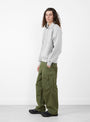 Military Cargo Pant Ripstop Green Olive by Stussy at Couverture & The Garbstore
Side