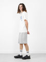 Double Layer Jersey Short Grey Heather by Stüssy at Couverture & The Garbstore Side View