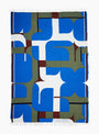 Chance Beach Towel Blue by Mapoesie at Couverture & The Garbstore