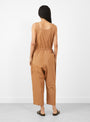 Tank Jumpsuit Sierra by Modern Weaving at Couverture & The Garbstore 
Model back view