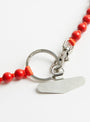 Phone Necklace Red by Ina Seifart at Couverture & The Garbstore Fastener