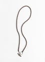 Phone Necklace Brown/Black by Ina Seifart at Couverture & The Garbstore
Front
