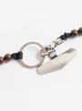Phone Necklace Brown/Black by Ina Seifart at Couverture & The Garbstore
Detail