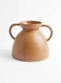 Brown Vase With Handles by Maria Portugal at Couverture & The Garbstore
Front
