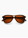 Miracle Sunglasses in Havana and Brown by Akila at Couverture & The Garbstore
Front View