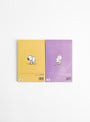 Peanuts x Magpie Snoopy Notebooks Set of 2 by Magpie at Couverture & The Garbstore Back