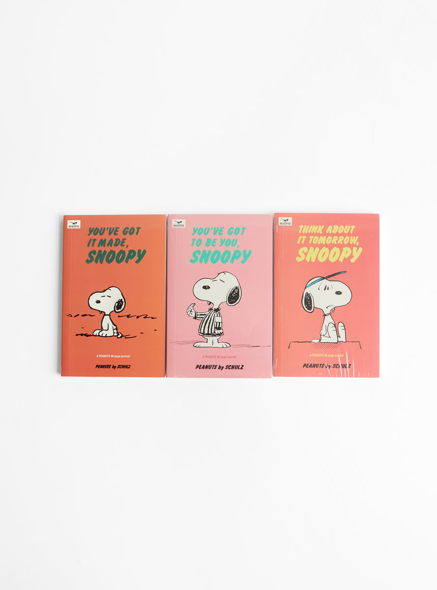 Peanuts x Magpie Snoopy Notebooks Set of 3 by Magpie | Couverture & The ...