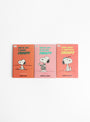 Peanuts x Magpie Snoopy Notebooks Set of 3 at Couverture & The Garbstore
Set front