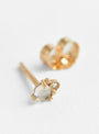 Moonstone and Diamond Single Earring by Celine Daoust at Couverture & The Garbstore
Side View