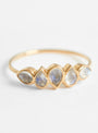 Moon Stone Ring Multi by Celine Daoust at Couverture & The Garbstore
Front View