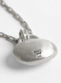 Wavelet Necklace Moonstone by Lizzie Ames at Couverture & The Garbstore
Back View