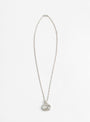 Wavelet Necklace Moonstone by Lizzie Ames at Couverture & The Garbstore 
Front View