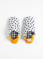 Polka dots × Linen slippers by Merippa at Couverture & The Garbstore
Top