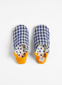 Polka dots × Linen slippers by Merippa at Couverture & The Garbstore
Top