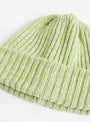 Cotton & Linen Beanie Green by Sublime at Couverture & The Garbstore
