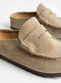 Naples Wrapped Narrow Fit Sandal Taupe by Birkenstock at Couverture & The Garbstore 
Details 