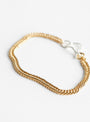 Small Hook Chain Bracelet Gold by Beatriz Palacios at Couverture & The Garbstore 
Chain detail