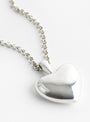 XL Voluptuous Heart Necklace Silver by Annika Inez at Couverture & The Garbstore 
Detail pendant