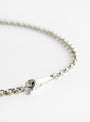XL Voluptuous Heart Necklace Silver by Annika Inez at Couverture & The Garbstore 
Detail Clasp 
