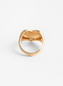 Large Heart Ring Gold by Annika Inez at Couverture & The Garbstore 
Back
