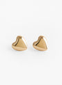 Mini Heart Studs Gold by Annika Inez at Couverture & The Garbstore 
Front 