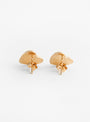 Mini Heart Studs Gold by Annika Inez at Couverture & The Garbstore 
Back