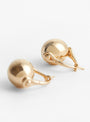 Ellipse Earrings Gold by Annika nez at Couverture & The Garbstore 
Hinge Detail 