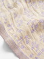 Meirami Tea Towel Gold/Lavender by Lapuan Kankurit Oy at Couverture & The Garbstore Close Up