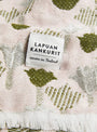 Tulppaani Blanket Rose/Olive by Lapuan Kankurit Oy at Couverture & The Garbstore Detail