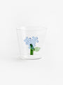 Botanica Tumbler Light Blue Flower by Ichendorf Milano at Couverture & The Garbstore 
Front 