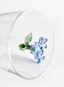 Botanica Tumbler Light Blue Flower by Ichendorf Milano at Couverture & The Garbstore 
Detail 