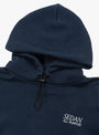 OG Logo Elastic Cord Hoodie Navy from Sadan All-Purpose at Couverture & The Garbstore
Close-up