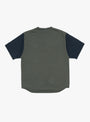 Henleyneck Baseball Tee Charcoal and Navy by Sedan All-Purpose from Couverture & The Garbstore
Back