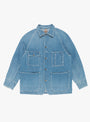 12oz Denim Cactus Coverall Midtone Blue by Kapital at Couverture & The Garbstore Main